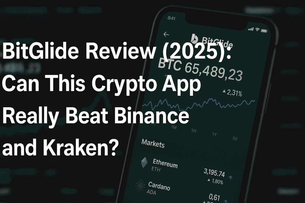 BitGlide Review (2025) - A crypto app compared with Binance and Kraken for performance, features, and user experience.