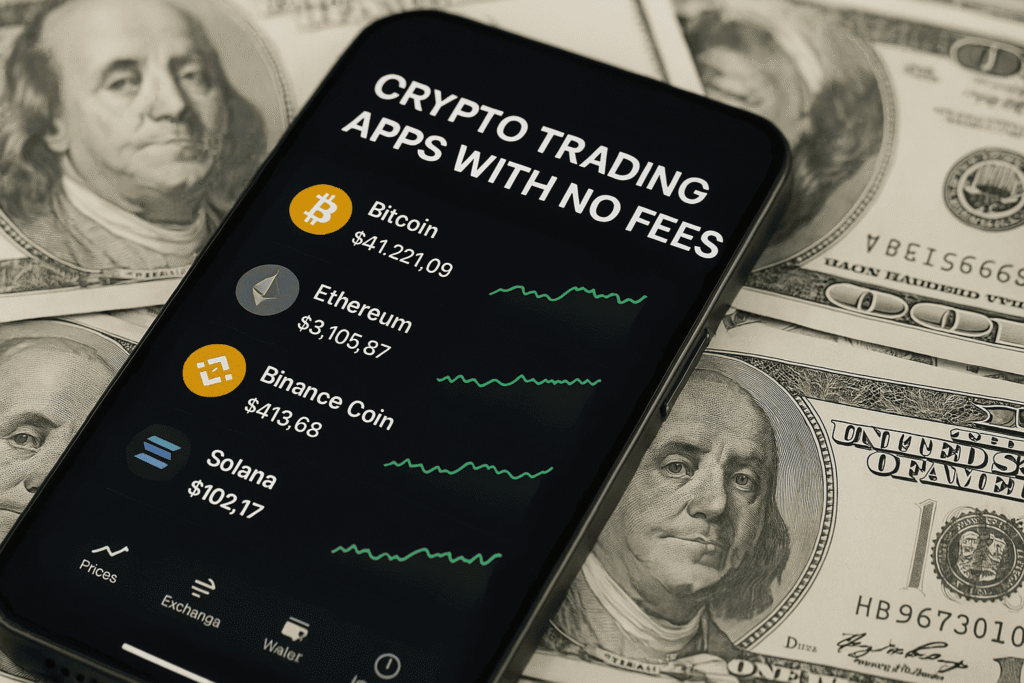 Top Crypto Trading Apps With No Fees in 2025 for Zero-Fee Investing