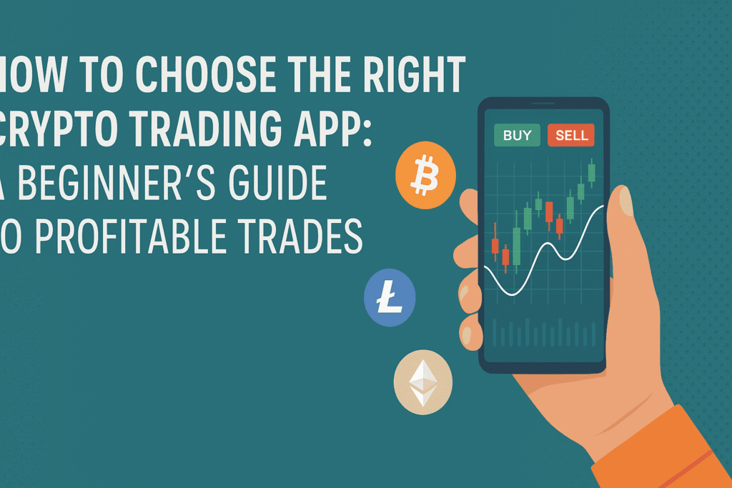 A beginner’s guide to choosing the right crypto trading app for profitable trades, with tips on finding the best crypto trading app for your needs