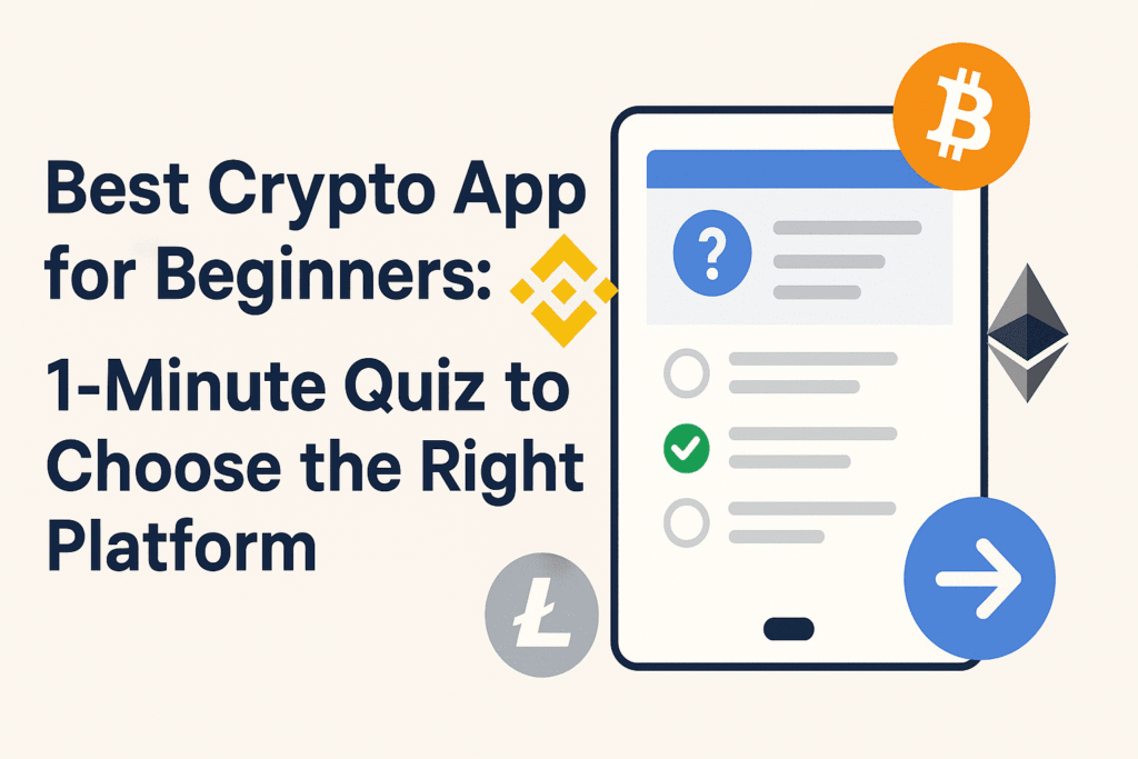 Best Crypto App for Beginners - 1-minute quiz to help choose the right platform easily