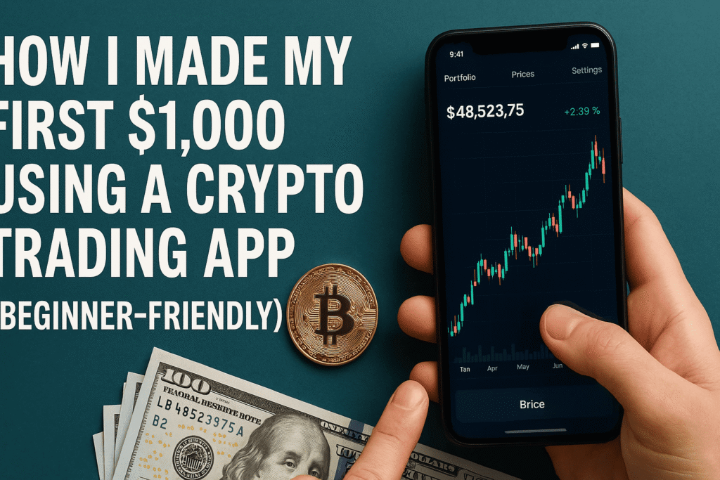 How I Made My First $1000 Using a Crypto Trading App: A beginner-friendly guide to earning your first profits with crypto trading apps
