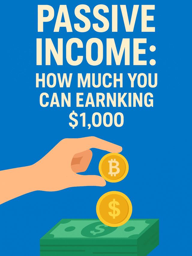 Passive Income: How Much You Can Earn Staking $1,000