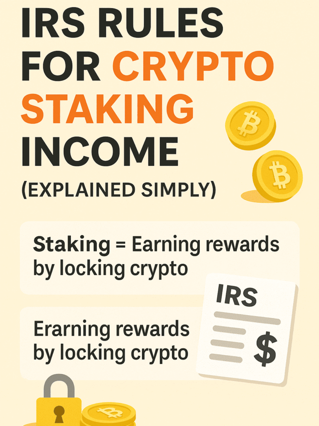 IRS Rules for Crypto Staking Income (Explained Simply)