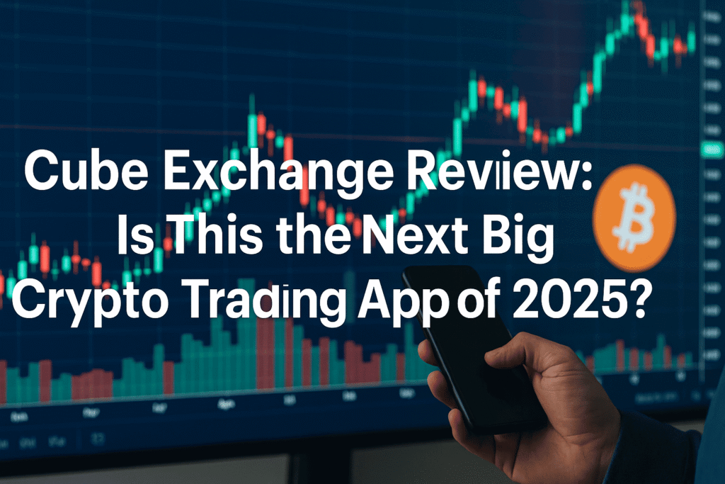 User exploring Cube Exchange on a mobile app – Cube Exchange review 2025