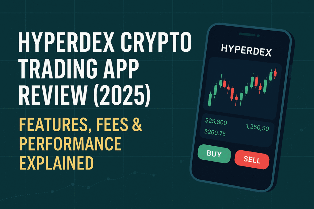 Screenshot of Hyperdex Crypto Trading App dashboard – Hyperdex Crypto Trading App Review showcasing features, fees, and performance in 2025