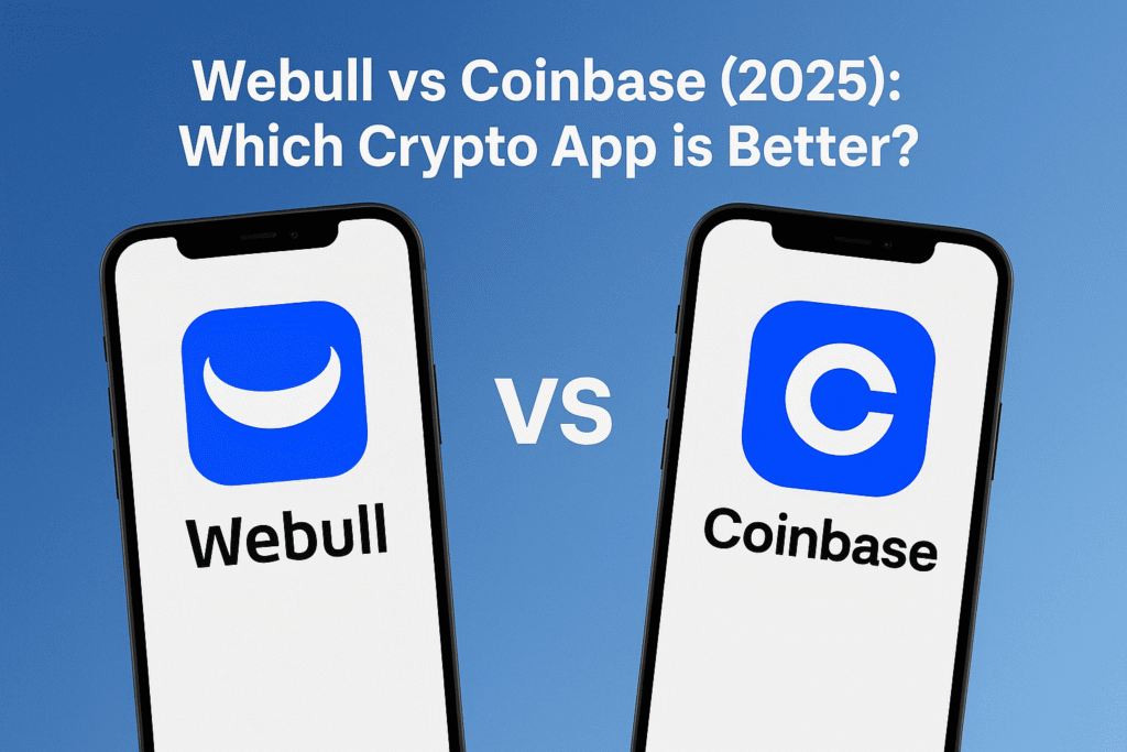 Webull vs Coinbase comparison 2025 – Which crypto app is better for trading, fees, and features?