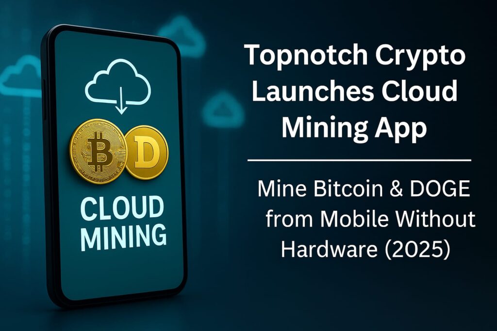 Topnotch Crypto app on mobile: cloud mining Bitcoin and Dogecoin without hardware, 2025