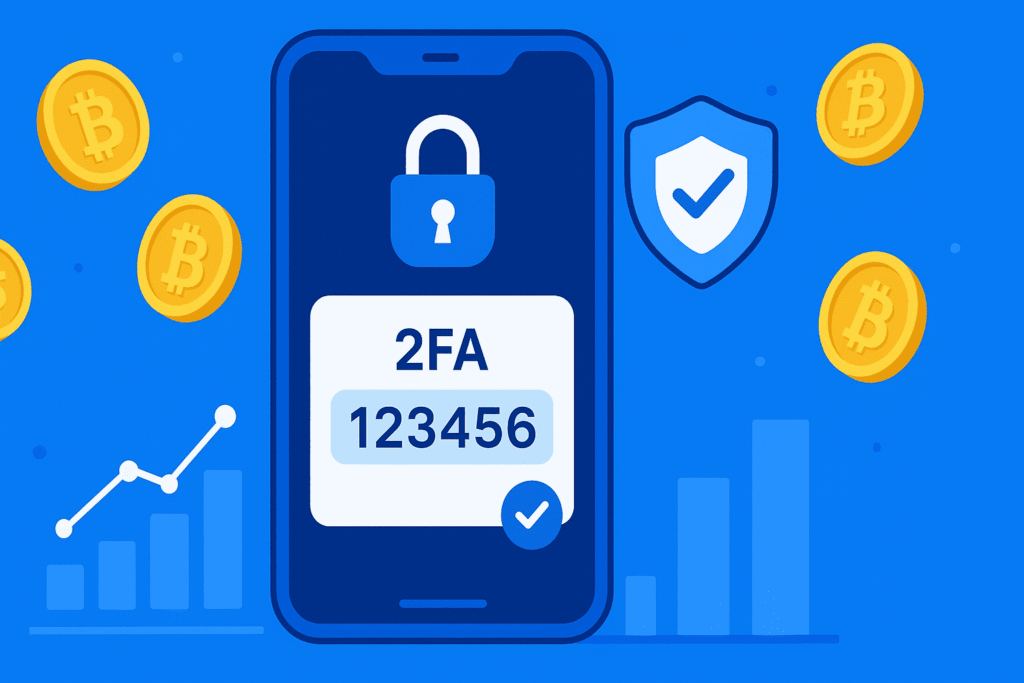 Diagram highlighting key features of a crypto investing app in 2025, including strong security, easy-to-use interface, real-time market data, portfolio tracking, and low fees